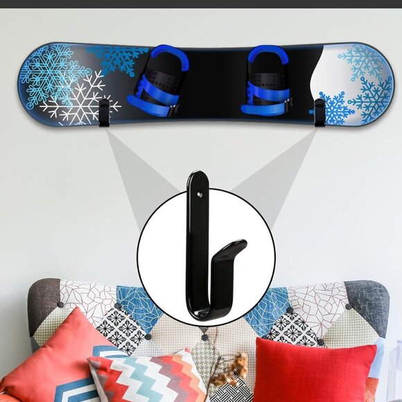 Snowboard Wall Mount Clips - Picture 7 of 7